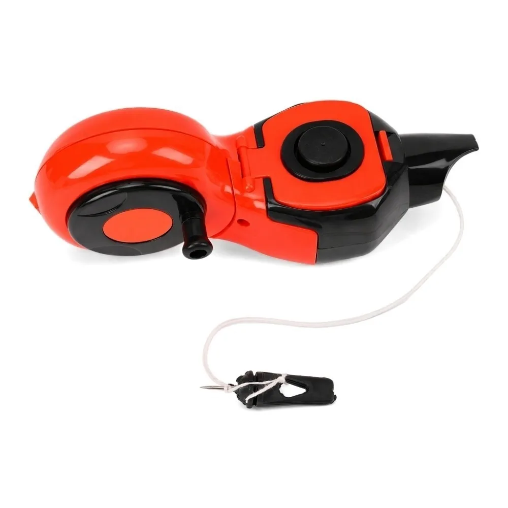 Strong High Strength Chalk Line Tool 15m Line Length Handle Releaser Ink Line Marker String Line Reel For Carpenters