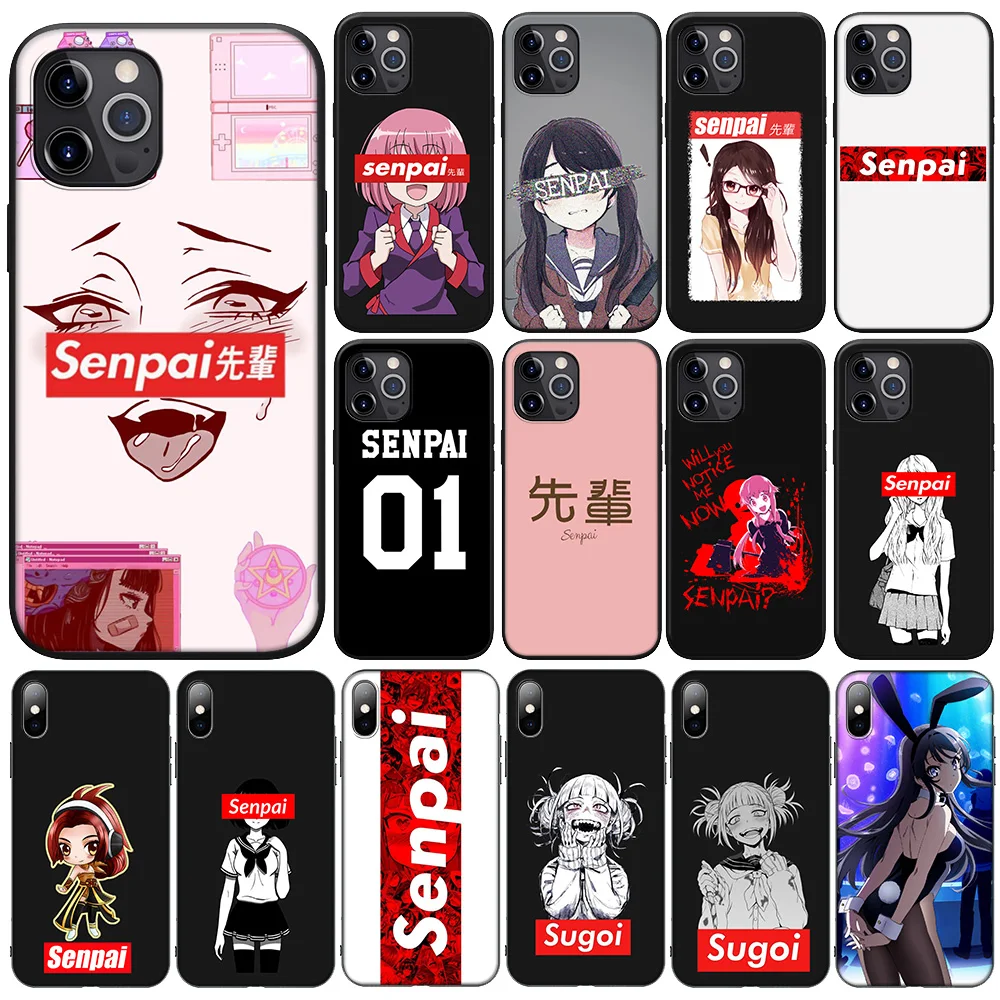 F-149 senpai  Anime Girl Fashion New Phone Case for Xiaomi POCO M6 M5 M4 F5 X6 C65 C55 C50 C51 Pro