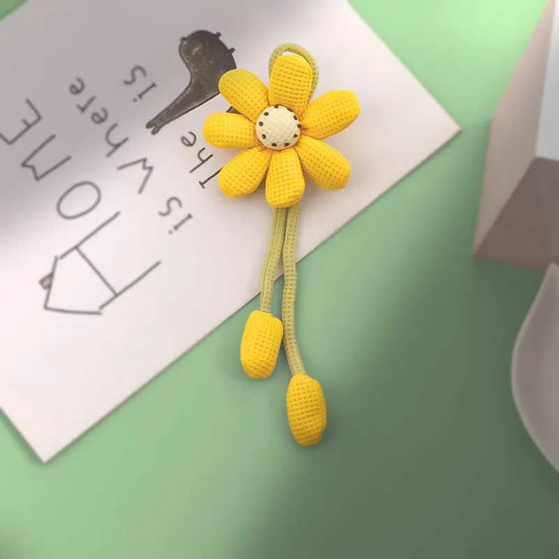 Fabric Three-dimensional Double Flower Brooch Five-petal Flower Pin Handcrafted Clothing and Bag DIY Decoration