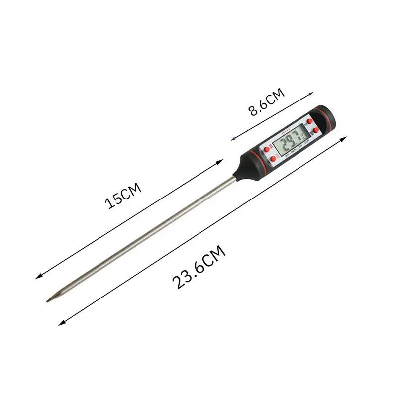 TP101 Thermometer Digital Probe Thermometer Kitchen Water Temperature Oil Thermometer Barbecue Baking Temperature Measurement