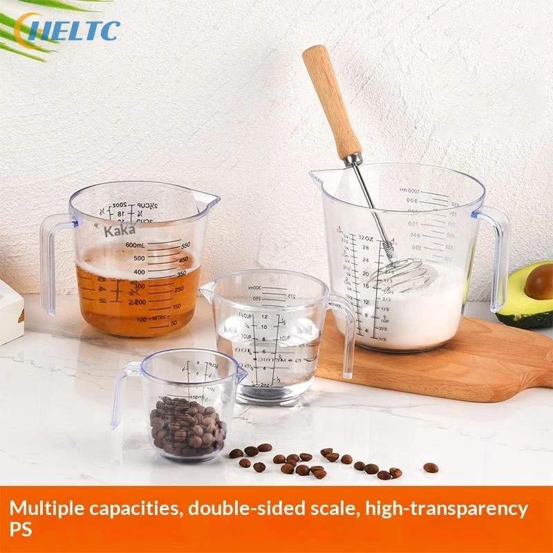Plastic  150/300/600/1000ml 1 Pcs Baking Liquid Measuring Cups Scale Cup Plastic Mixing Cup Kitchen Baking Tools