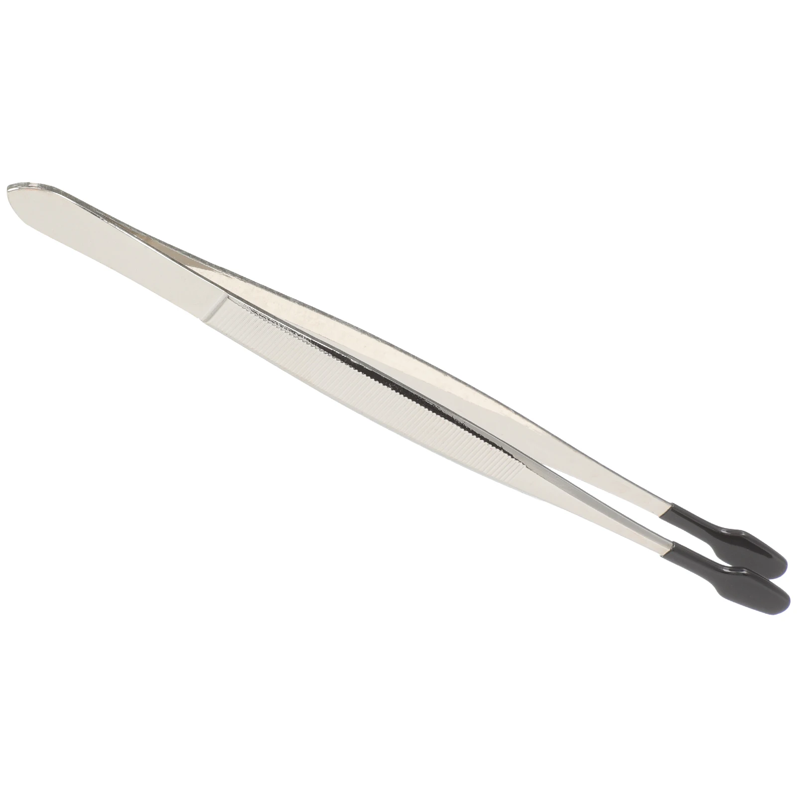 

Rubber Coated Tweezers 15cm Stainless Steel Craft Tool for Stamps Coins Beads Jewelry Making Rubber Tipped Precision