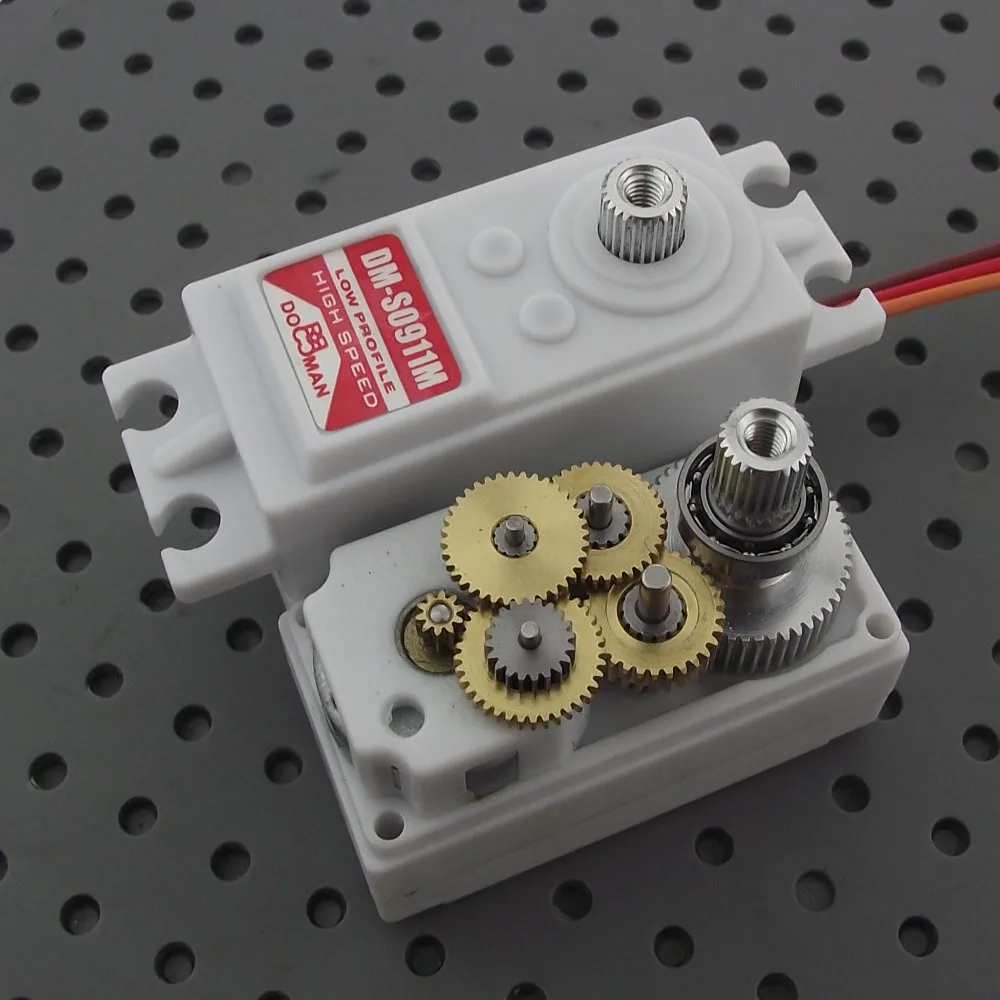 DORCRCMAN DM-S0911M 9kg Servo Digital Metal Gear Core Motor Servos 4.8-7.4V para Controle Remoto Acessórios de Robô de Carro