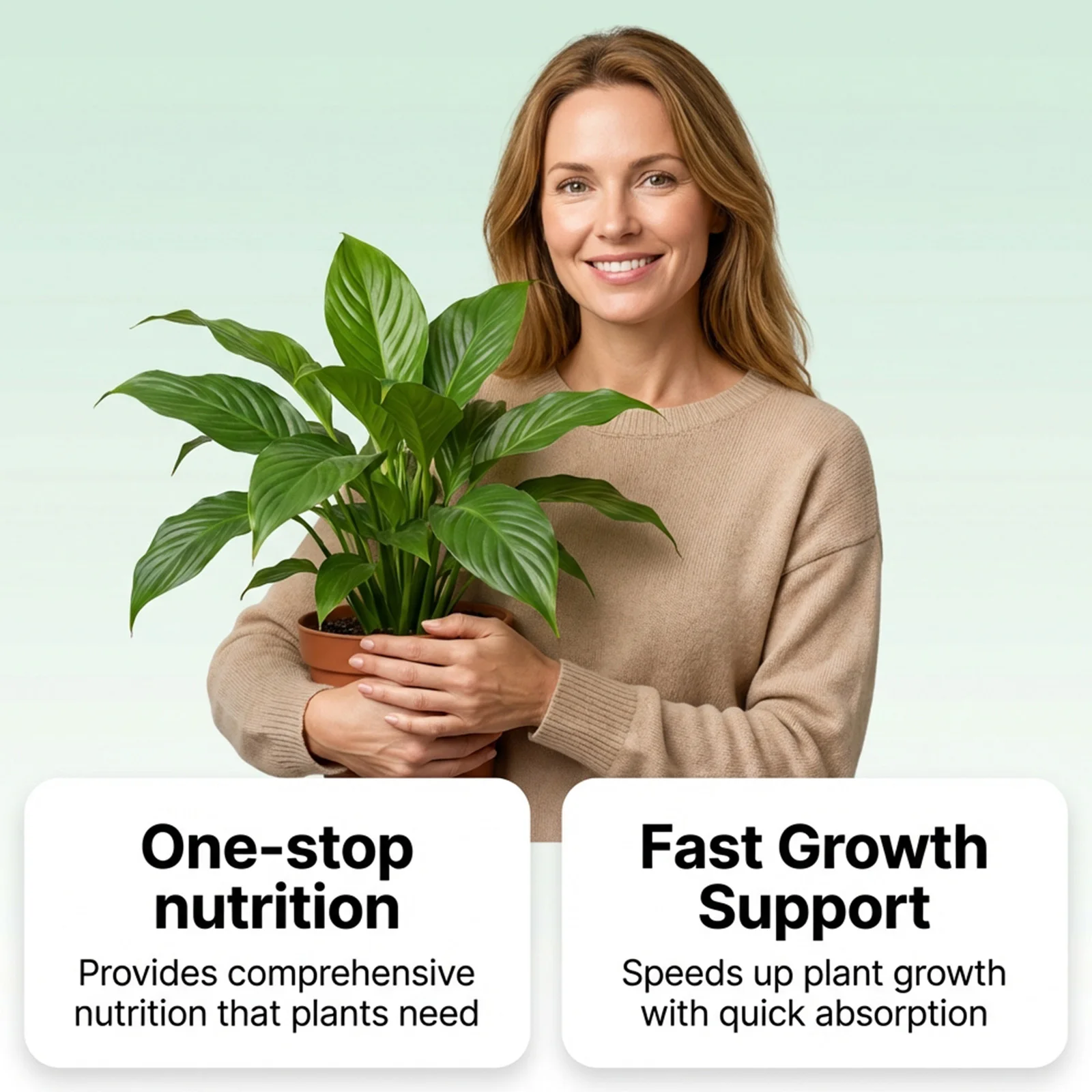 Plant Growth Nutrient Root Care Supplement For Potted Flowers Indoor Plants Fast Absorption Boost Growth Home Garden Fertilizer
