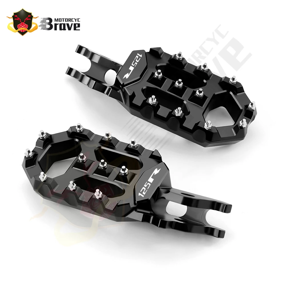 

Motorcycle accessories Aluminum Foot Pegs Pedals FootRest Footpegs For CR125R CR250R CR 125R 250R 2002 2003 2004 2005 2006 2007