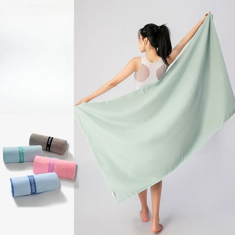 

Быстросохнущее банное полотенце, пляжное полотенце для плавания, портативный плащ, впитывающее банное полотенце, накидка