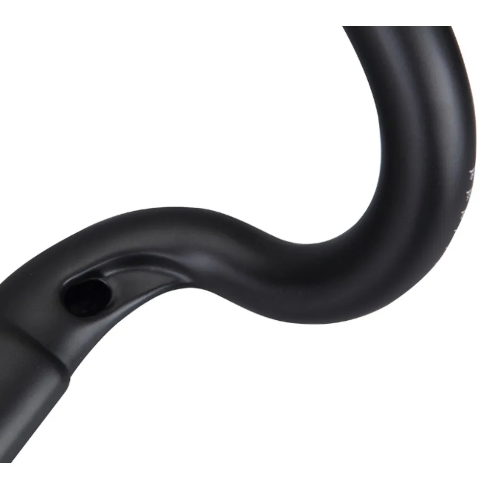 Vollcarbon-Fahrradlenker 25 ° Rennradlenker, integrierte vollständig innenverlegte Kabelführung, 400 mm, Fahrradzubehör – Detail 7