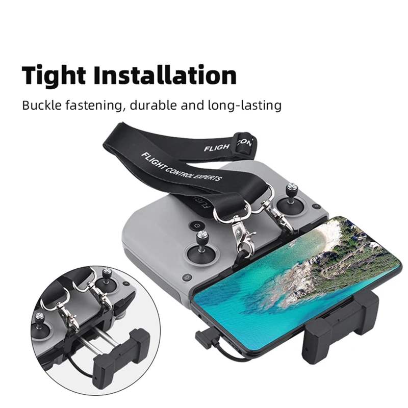 A56G-BRDRC لـ RC/RC 2/RC Pro حزام الرقبة الحبل مع مسامير تحكم عن بعد ملحقات طائرة بدون طيار #4