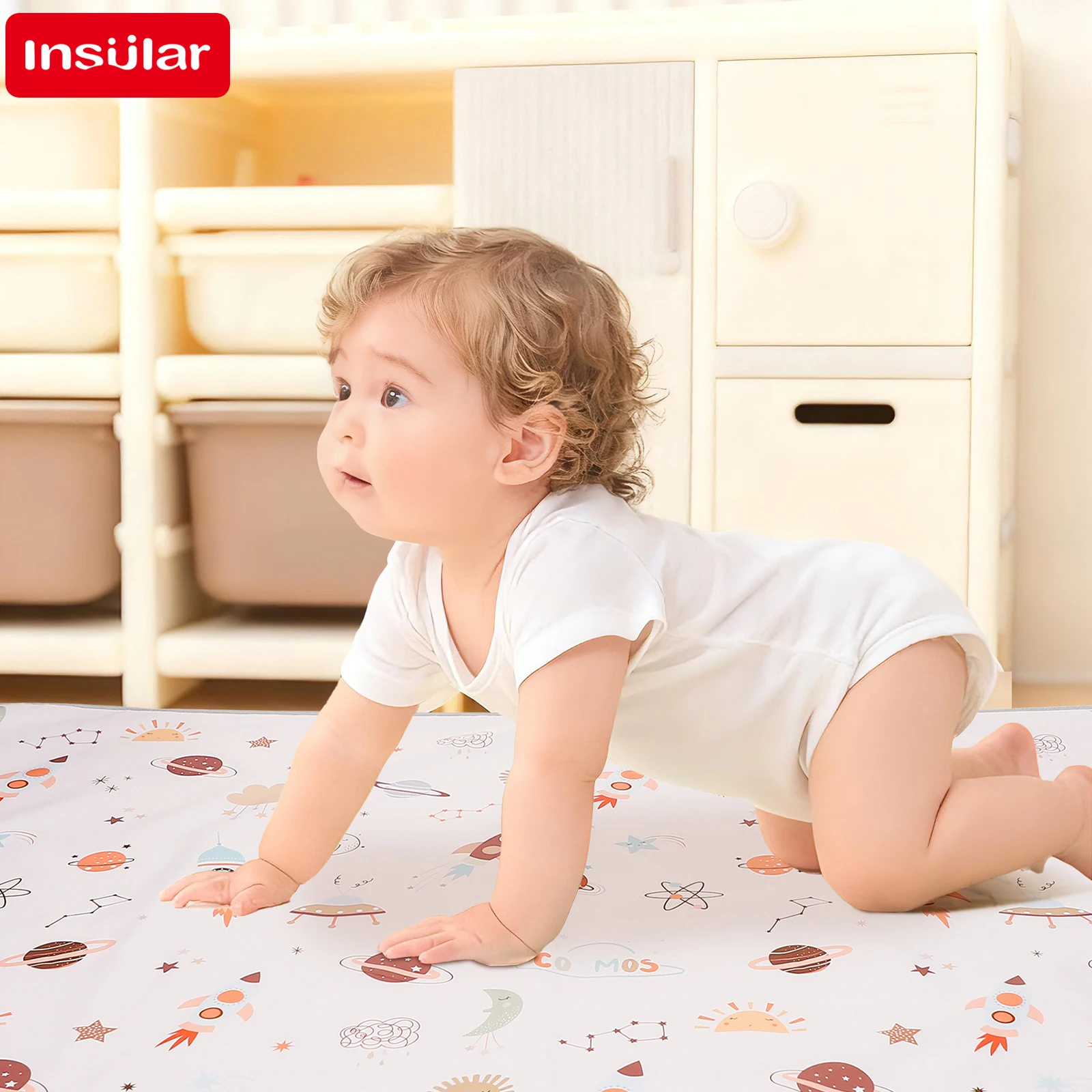 

4 Sizes Folding Camping Mat Wterproof Thickened Picnic Mat Beach Pad Children's Playing Mat Tent Moistureproof Sleeping Blanket