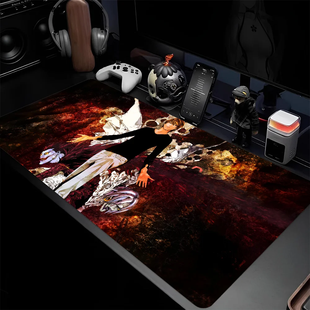 

Death Note Mousepad Mousepad Mouse Mat Desk Mat With Pad Gaming Accessories Prime Gaming XXL Keyboard Pad Padding Mat