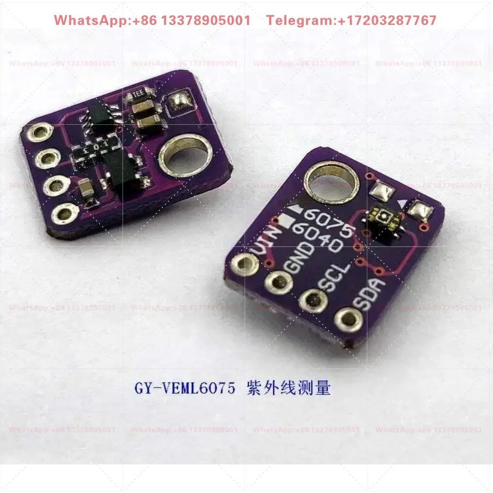 1PCS AS7341  AS7343 UV Light Intensity Sensor Module VEML6075 UVA UVB