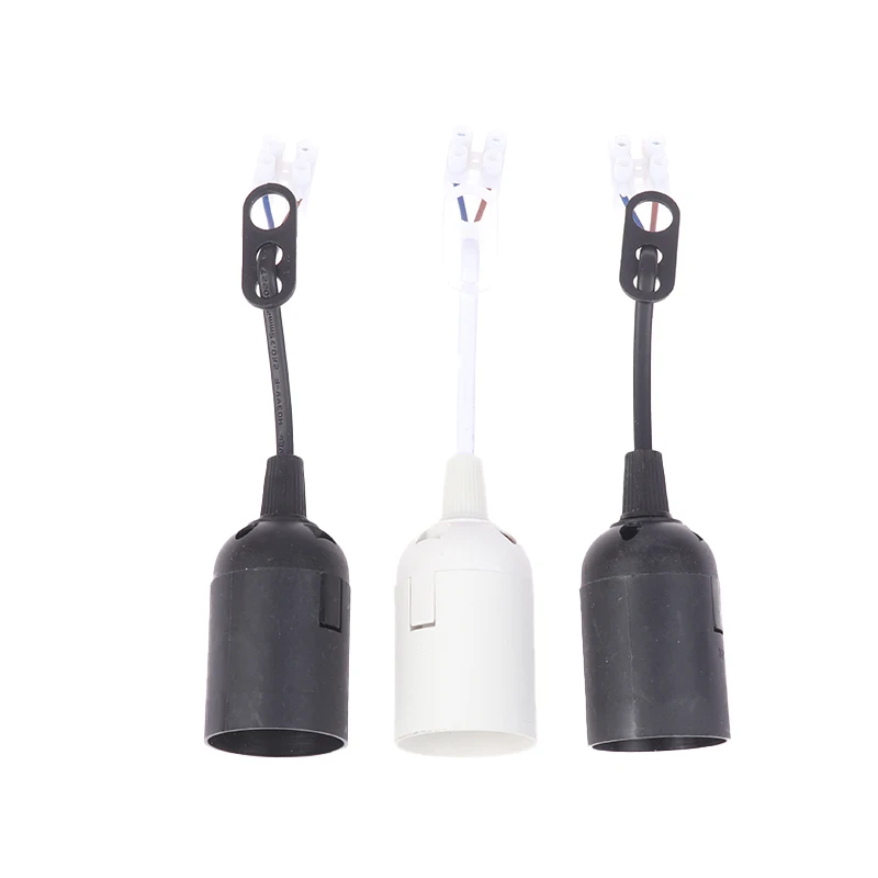 5Pcs/Pack E27 Lamp Holder Construction Socket Lamp Holder With Cable Construction Site Socket Renovation Socket Lighting