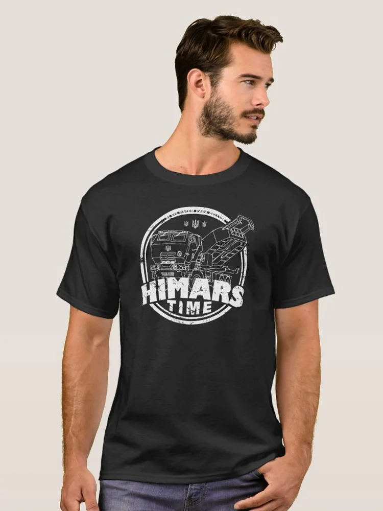 M142 High Mobility Artillery Rocket System Himars Time T-shirt T Shirt. 100% Cotton Short Sleeve O-Neck Casual T-shirt