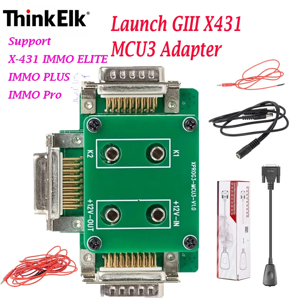 LAUNCH X431 MCU3 Adapter  Simulate Key Immobillzer Programmer  for Mercedes All Key Lost ECU TCU Reading