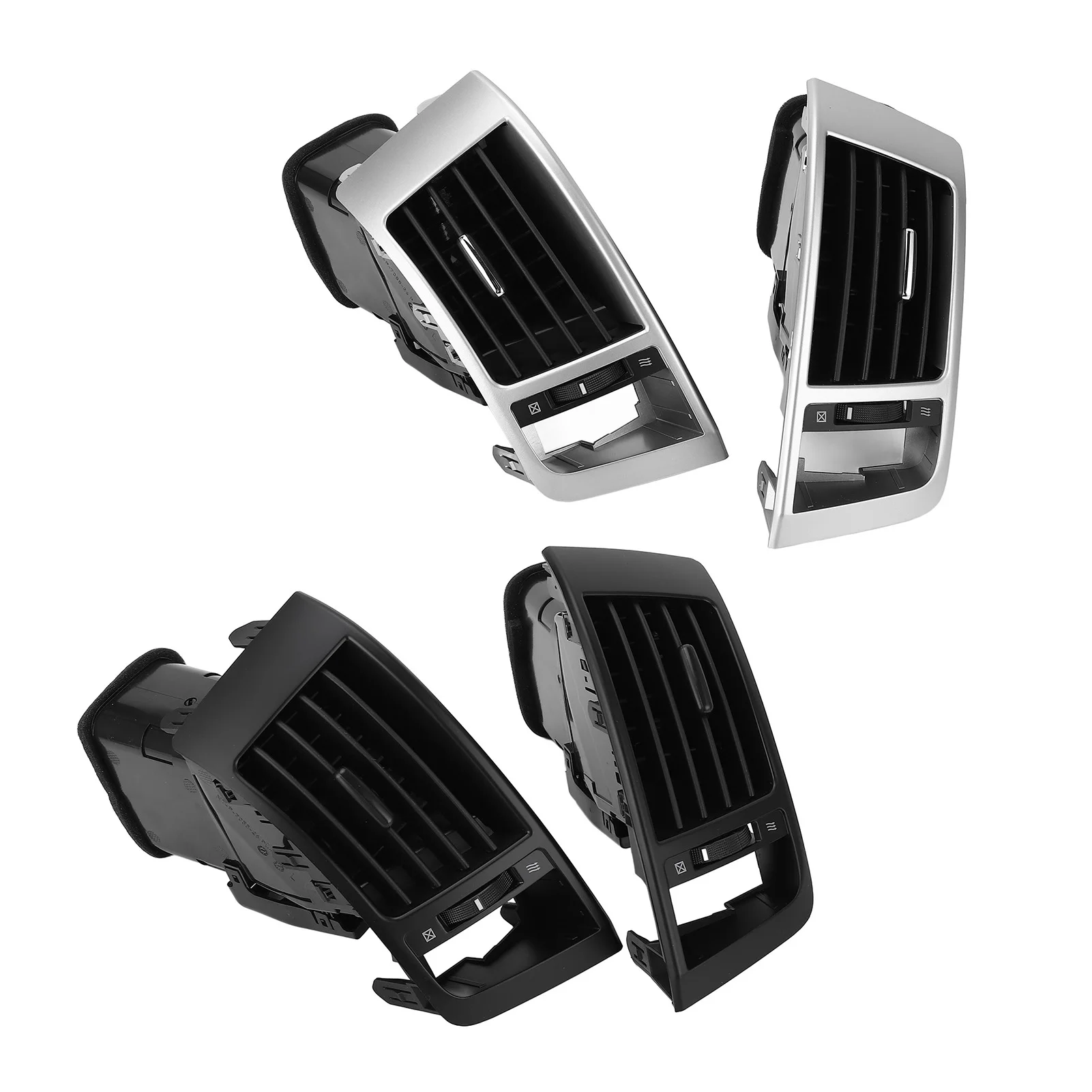 1 Pair Center Console Air Vent Outlet Grille Improve Air Circulation Stylish Interior for Land Cruiser LC200 2008 to 2015