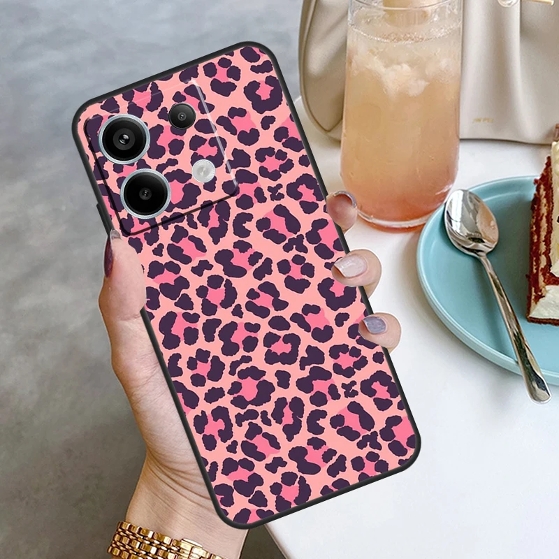 Leopard Print Panther Funda For Xiaomi Redmi Note 12 11 10 9 8 13 Pro Plus 12S 11S 10S 9S 10A 9C 10C 12C 13C Case