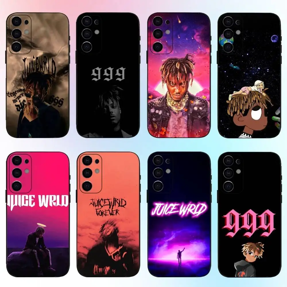 

999 J-Juice W-WRLD Phone Case For Samsung S25,S24,S21,S22,S23,S30,Ultra,S20,Plus,Fe,Lite,Note,10,9,5G Black Cover
