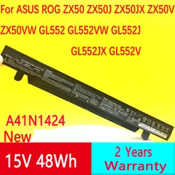 A41N1424 Laptop Battery For ASUS ROG ZX50 ZX50J ZX50JX ZX50V ZX50VW GL552 GL552VW GL552J GL552JX GL552V 15V 48Wh 4 Cells