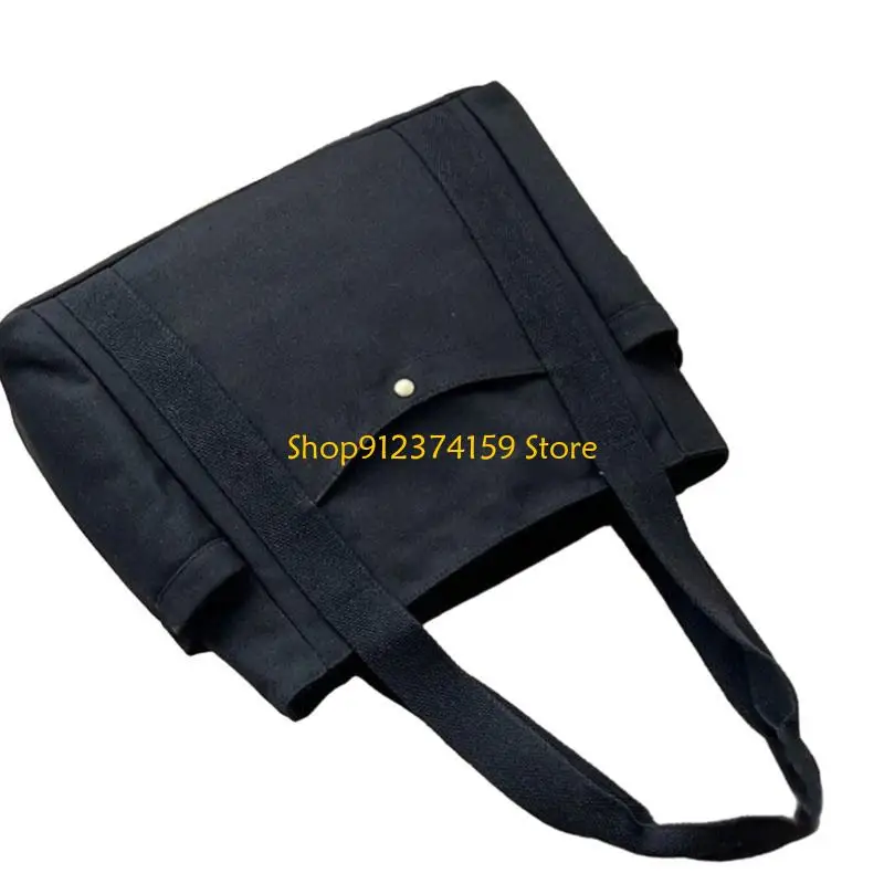 

G5AE Spacious and Trendy Canvas Tote Bag Lunch Bags Laptop Handbag for Work Travel and Everyday Use