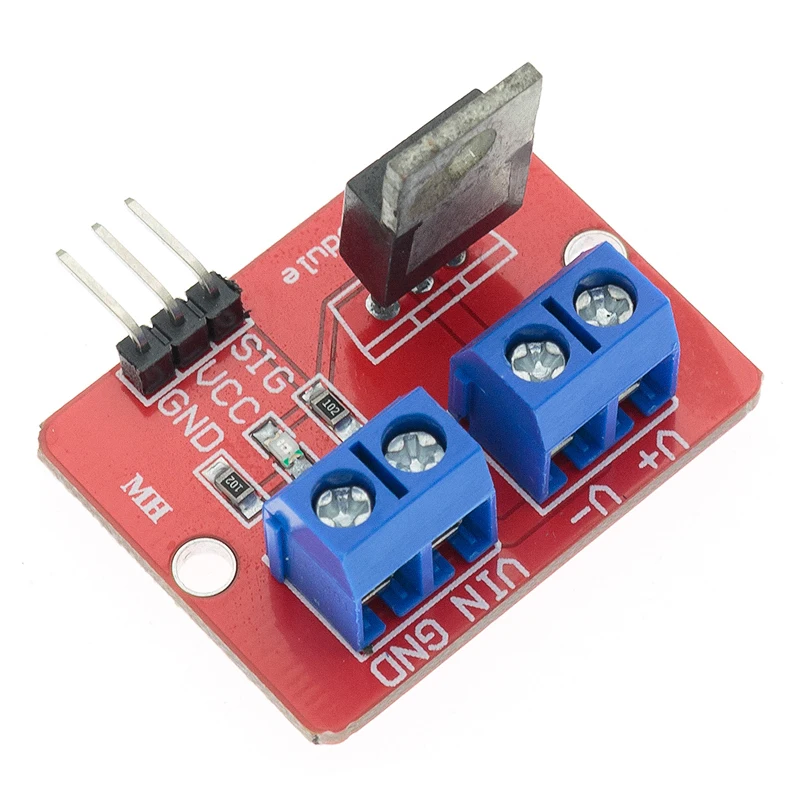 0-24V Top Mosfet Button IRF520 MOS Driver Module For Arduino MCU ARM Raspberry pi