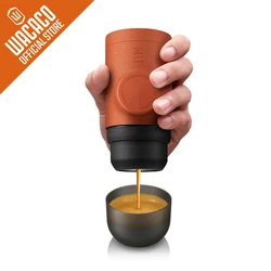 WACACO-Minipresso GR2, Machine à Expresso pour l'Extérieur, Café Moulu Compatible, Cafetière Portable, Cadeau, Voyage, Camping