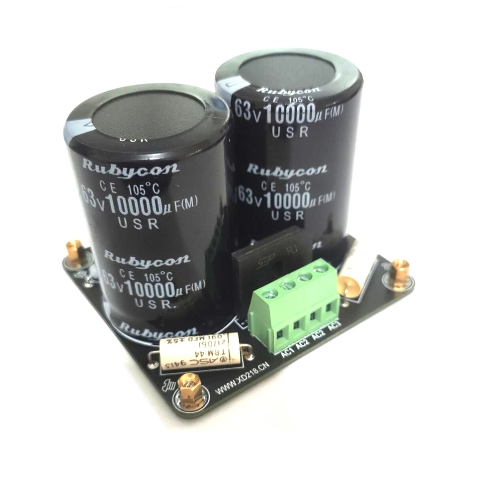 2*10000uF 63V/80V/100V Power Amplifier Class A Power Amplifier Power Supply Rectifier Filter Board