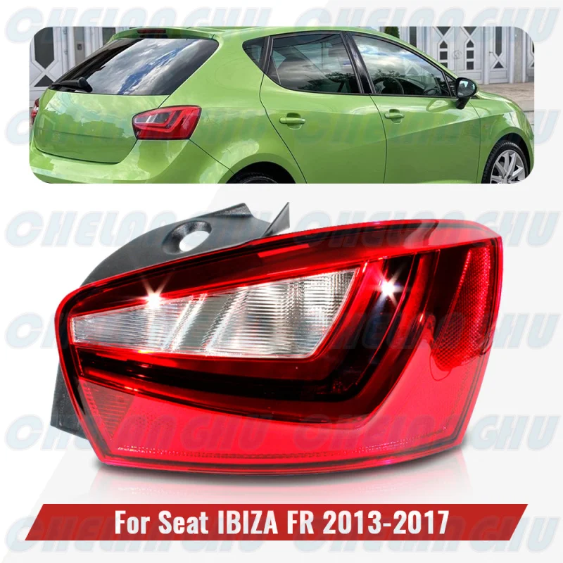 

LED Tail Light For Seat ibiza FR 2013 2014 2015 2016 2017 Right Side Rear Lamp Brake Light Without Bulbs Car accessories