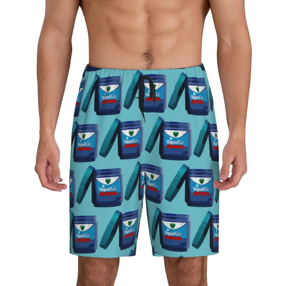

Custom Vaporub Short Pajama Pants Men Sleepwear Sleep Lounge Bottom Shorts Sleeping Pants