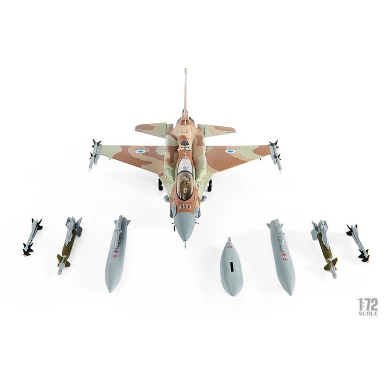 1/72 Scale Air Force F16 Fighter Fmur16I Simulation Aircraft Model Toys Adult Fans Collectible Gift Souvenir Static Display