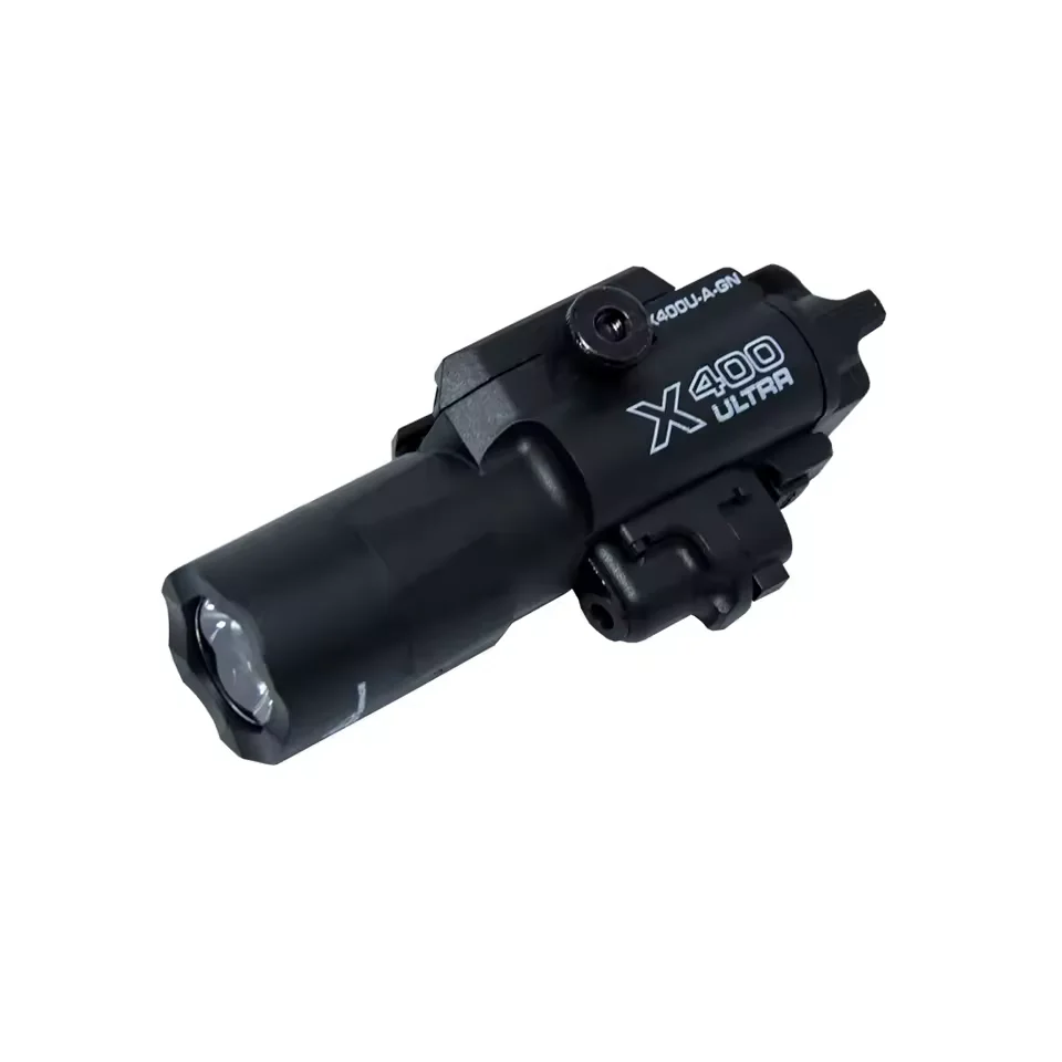 

‌X400U Series LED Flashlight – Tactical Airsoft Scout Pistol Light for Hunting, Nylon Hanging Design