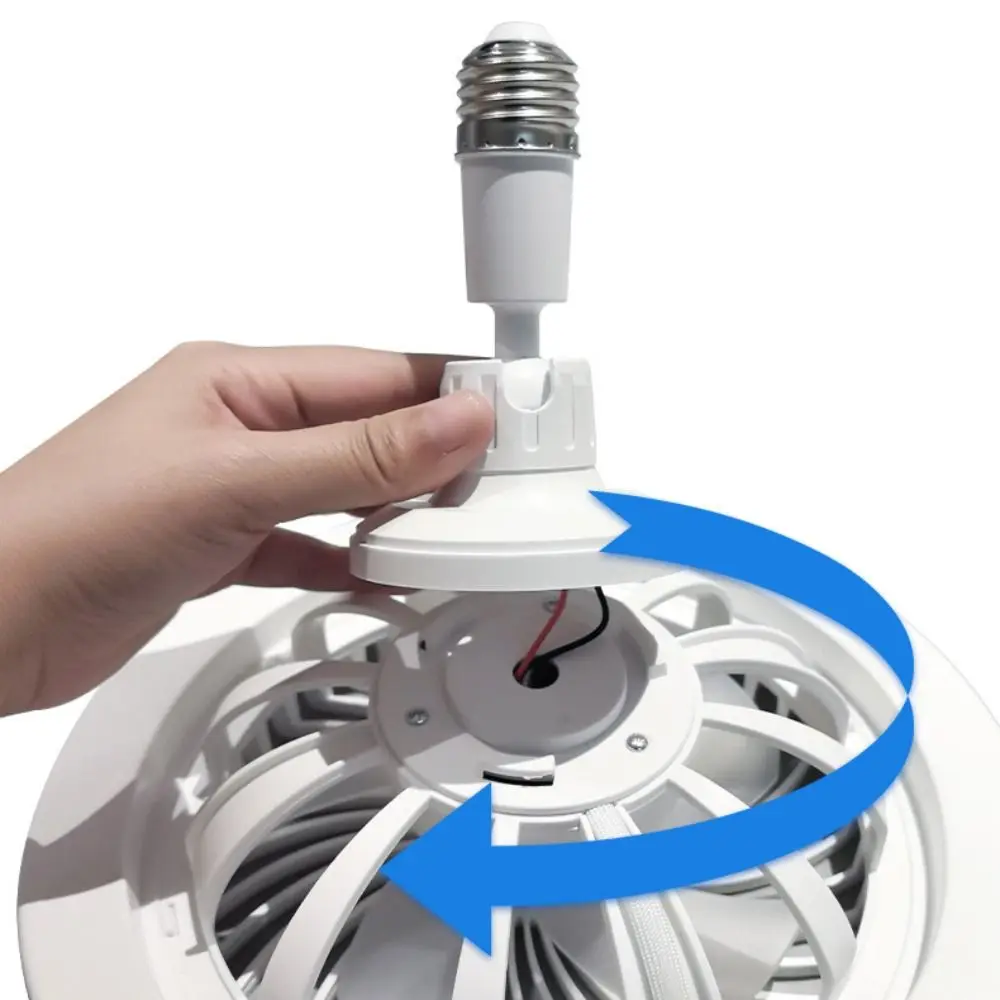 E27 Screw Ceiling Fan Light 3 Light Mode 2-in-1 Ceiling Fan Lamp Silent 30W LED Ceiling Fan Suitable for Bathroom