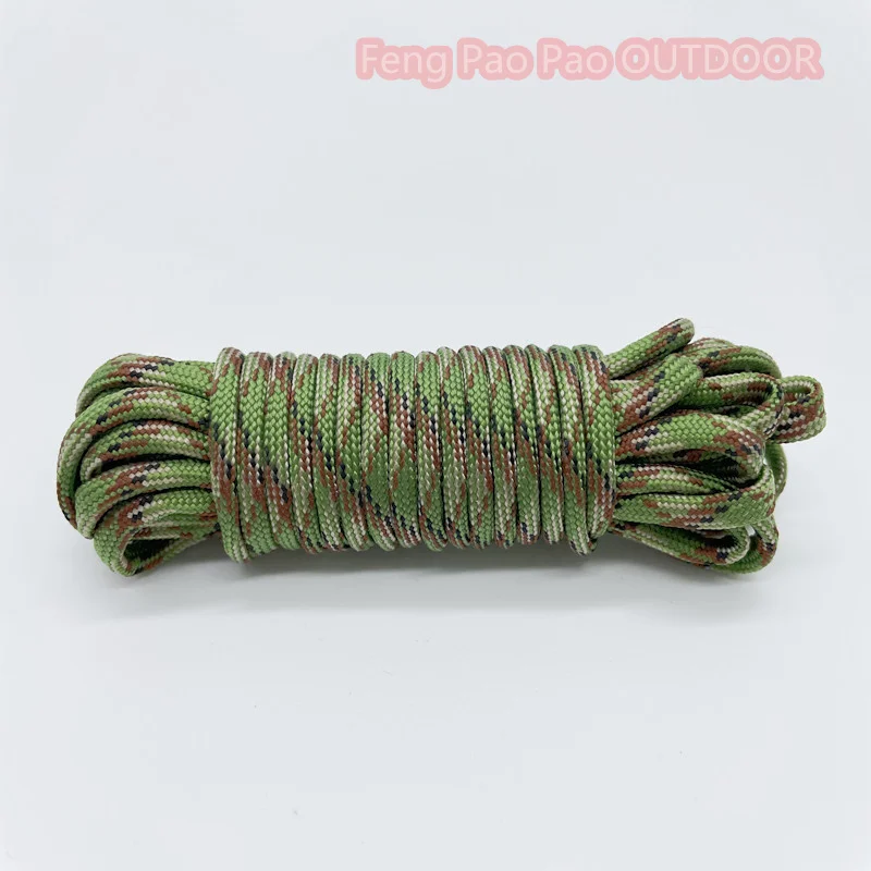 KOTUDENAVY 550 4 mm 7 Halterung Kern Fallschirmseil für Überleben Fallschirmseil Lanyard Camping Klettern Camping Seil Wandern Wäscheleine 7