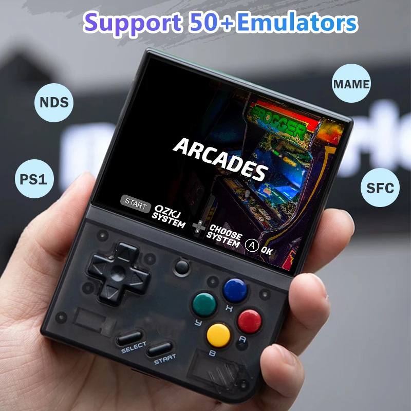 Tarjeta de sistema Miyoo Mini de 256GB, más nueva versión, más de 16000 juegos, más de 50 emuladores, tarjeta de sistema personalizada e optimizada para Miyoo mini Plus