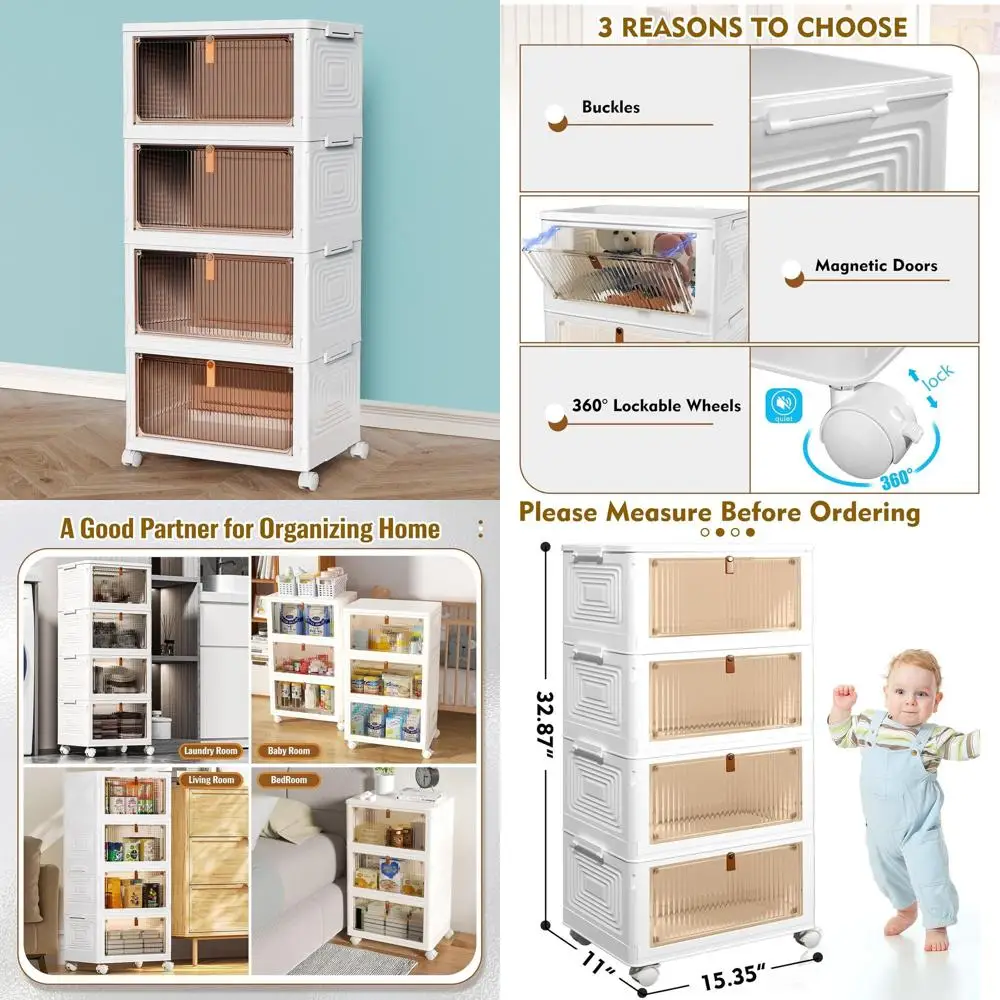 

Многоуровневый пластиковый органайзер с крышками для дома, спальни, гостиной и офиса