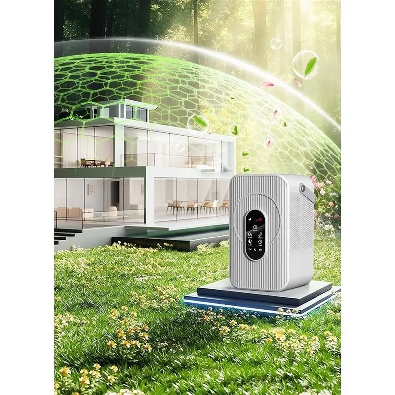 ABZA-Air Quality Sensor PM2.5, Air Purifier For Home Large Room Up To 1000Sq. Ft, Air Cleaner For Bedroom, Dust, Pets, Pollen EU