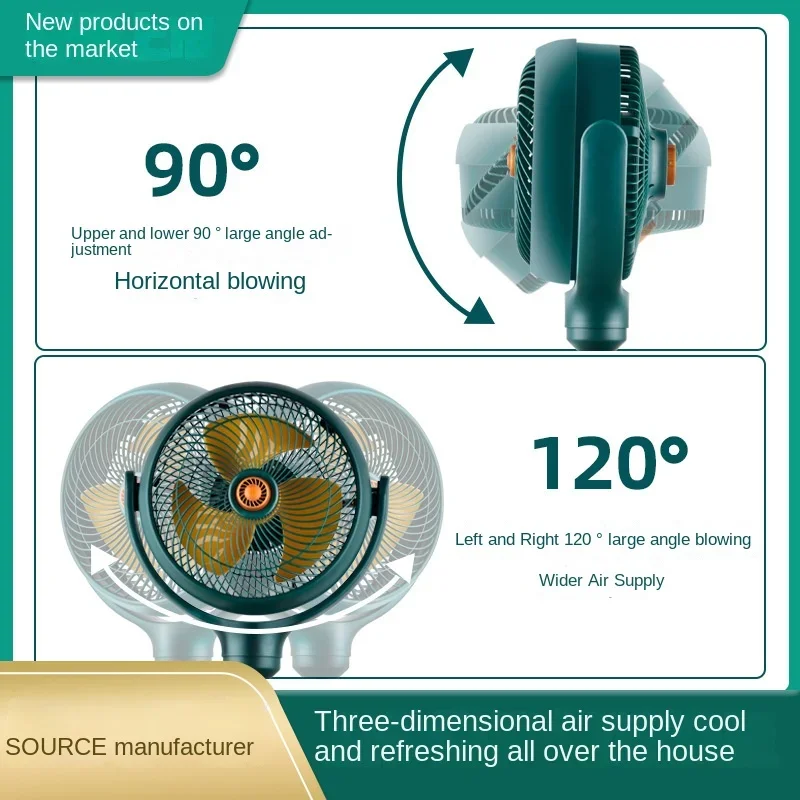 Ménage Grand WindFS-403 Vertical Secouant La Tête Silays euse Électrique GérEnergy T-shirts D'énergie 3D Ventilateur D'alimentation En Air Troisième Vitesse Du Vent