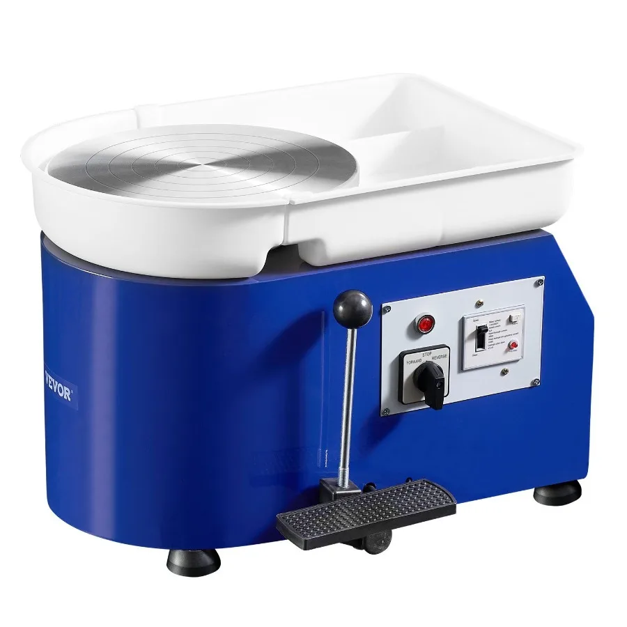 

Pottery Wheel for Adults and Beginners 350W 11in Clay Wheel Forming Machine Adjustable 0300RPM Speed Handle and Pedal Control A