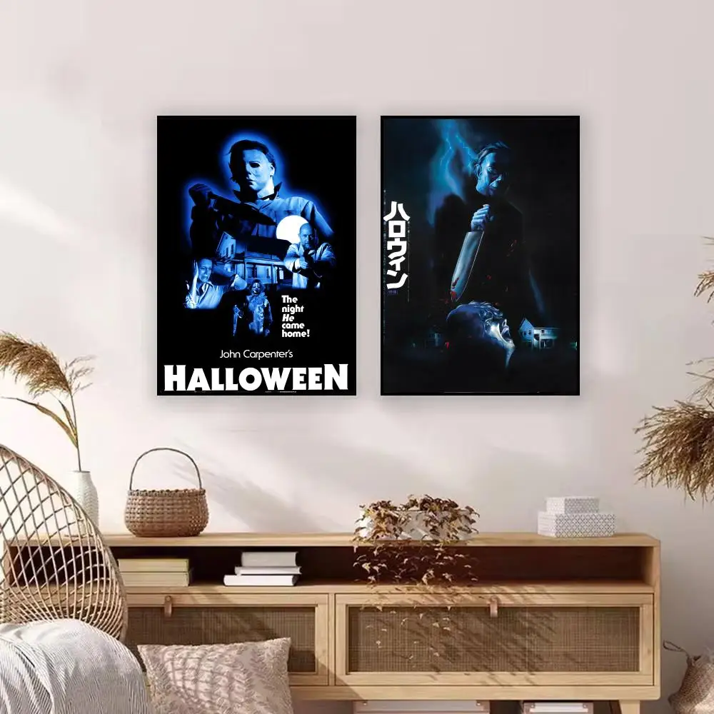 Movie H-Halloween Poster Graffiti Art Posters, Chic Wall Decor for Home, Studio, Office & Coffee Shop