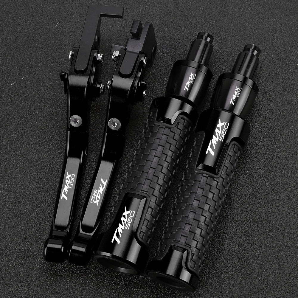 

TMAX 560 ABS Motorcycle Accessories Adjustable Brake Clutch Levers Handlebar Grips ends For Yamaha TMAX560 2019-2022 2023 2024