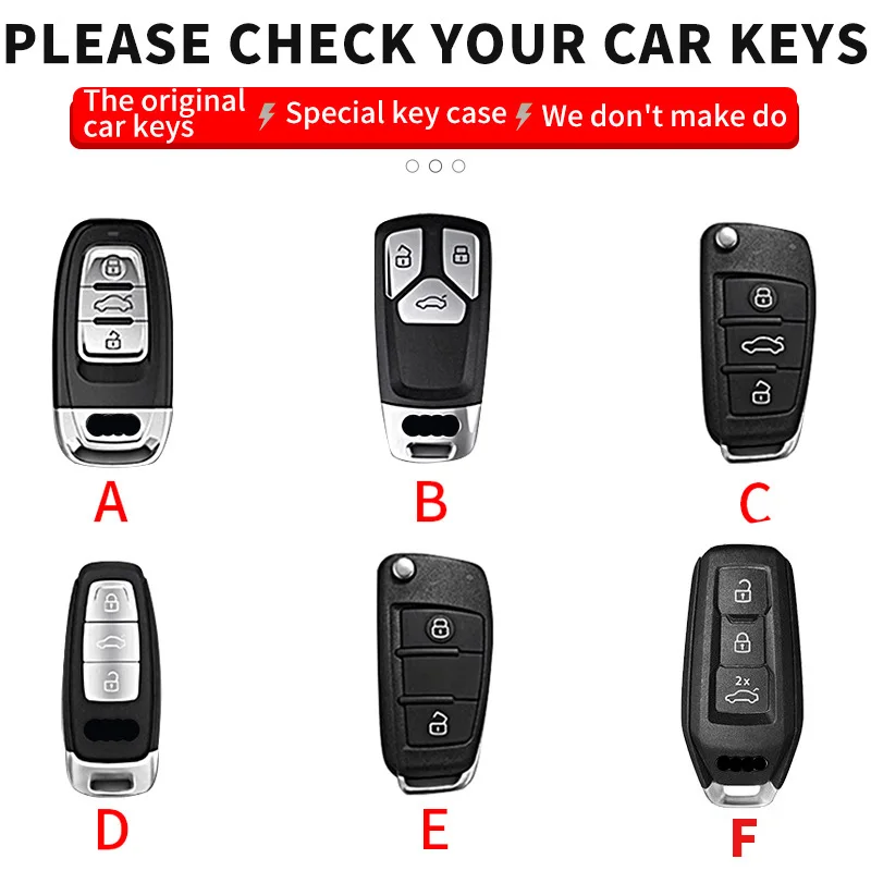 Special high-end metal all inclusive key set box For Audi A5l A3 A6 A7 Q5 Q7 Q3 new 2025 Car remote control protective shell