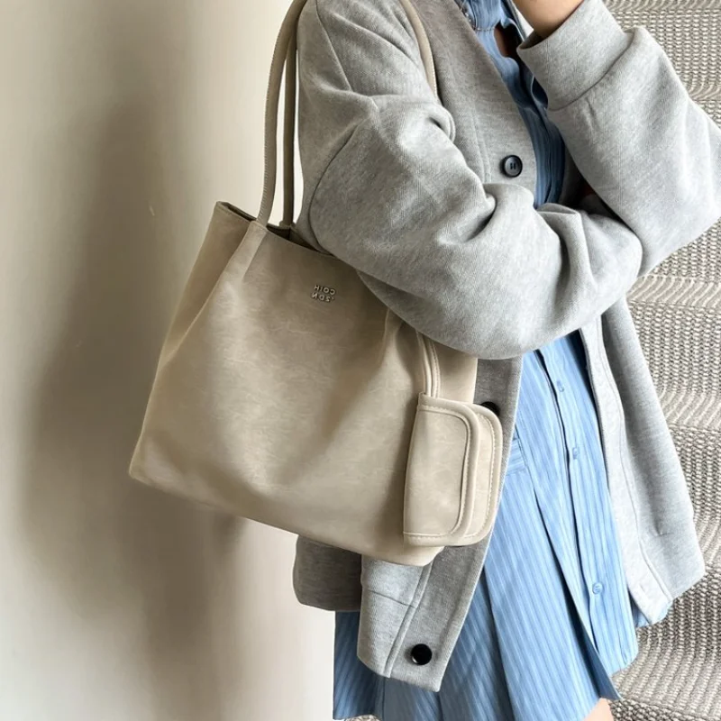 

Women's Casual Vintage Style Shoulder Bag with Inner Pouch, Ideal for Daily Use, School Commute, Weekend Outings & Shopping