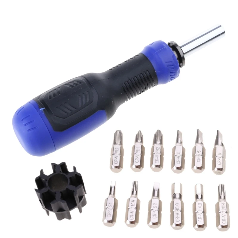 X37E 13 in 1 Telescopic Magnetic Screwdriver Set for Appliances Repairs Mainboard Installation Furniture Assembly