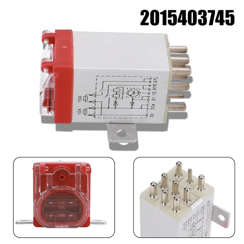 Overload Protection Relay Stable Performance Wear Resistant 2015403745 for R107 R129 W124 W126 W201