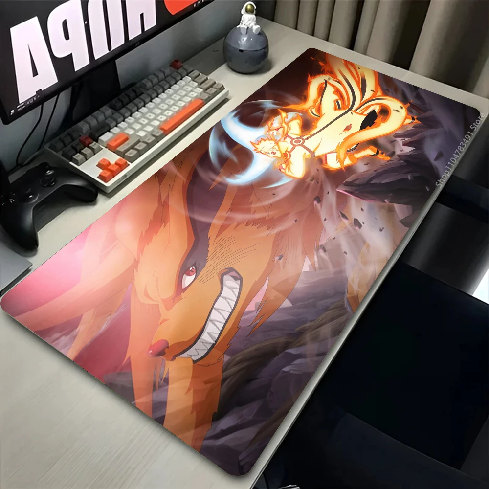 

Коврик для мыши, игровой коврик для ноутбука, черно-белый коврик для мыши в стиле манга, аниме-коврик для офисного компьютера, коврик для клавиатуры в стиле Наруто Узумаки, геймерский коврик для клавиатуры