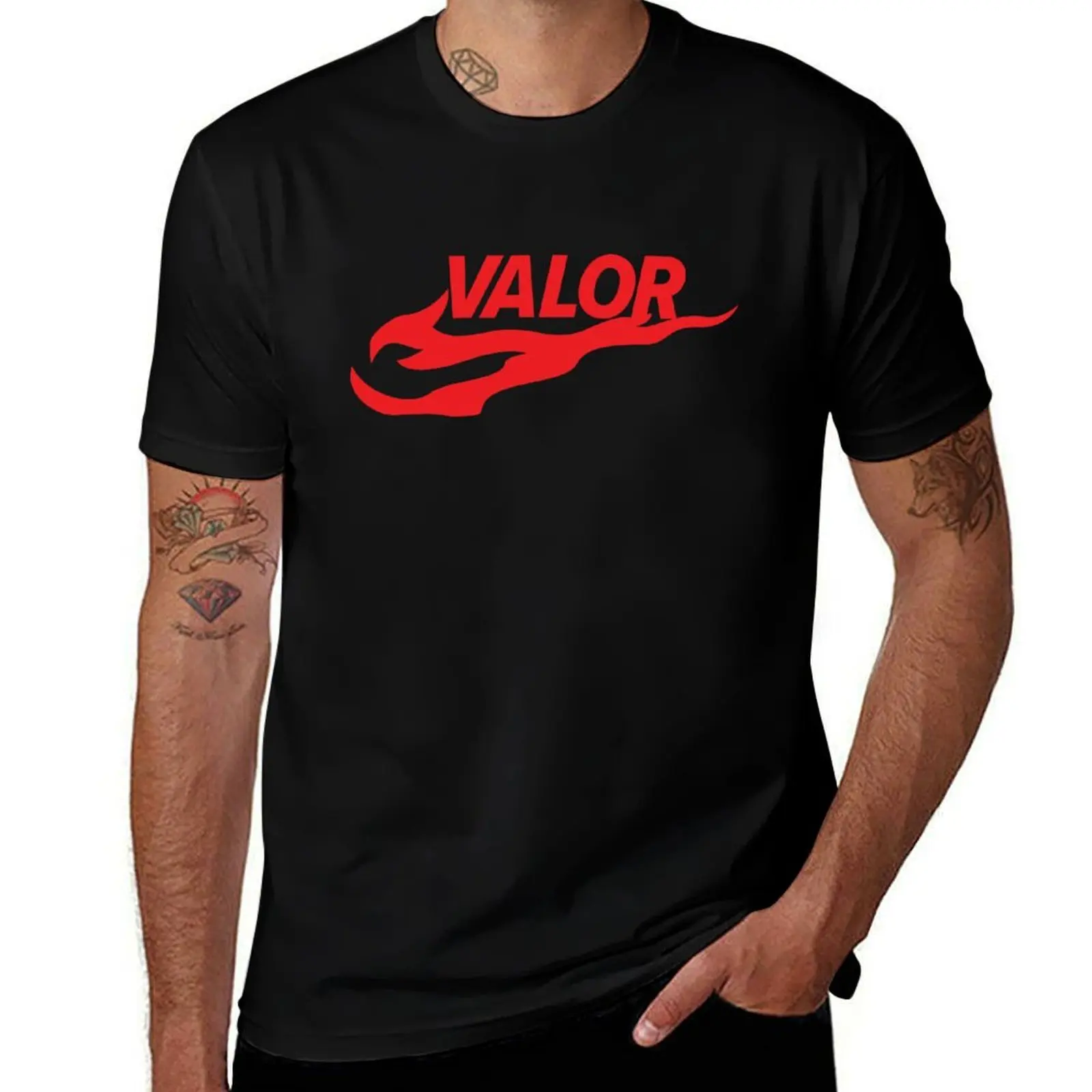 

Team Valor T-Shirt vintage clothes blacks Blouse T-shirts man cotton t shirt men