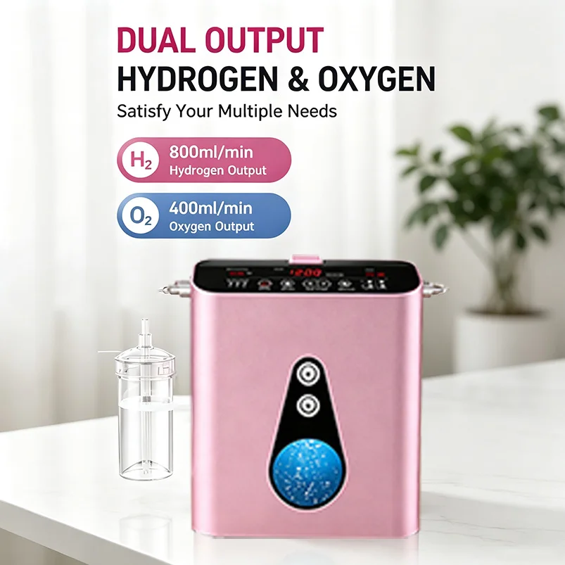 Suyzeko Premium 1200ML Hydrogen Inhaler Device:Hydrogen&Oxygen Inhalation Machine,O2 Concentrator&H2 Water Generator