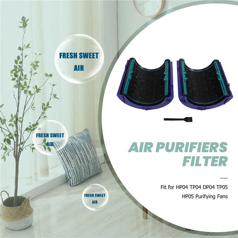 A01V-Replacements For Dyson Air Purifiers Filter,HP04 TP04 DP04 TP05 HP05 Purifying Fans Sealed Pure Cool Air Purifier