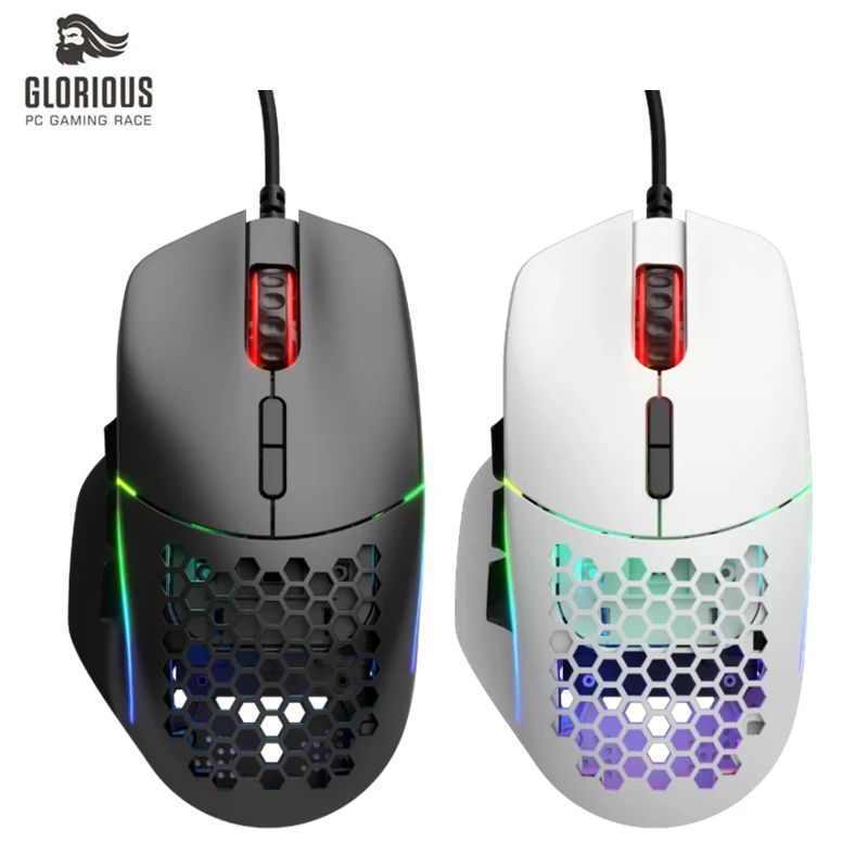 Glorious Model I Gaming Mouse RGB 69g Lightweight 9 Programmable Buttons 16.8 Million custom Colors Mice