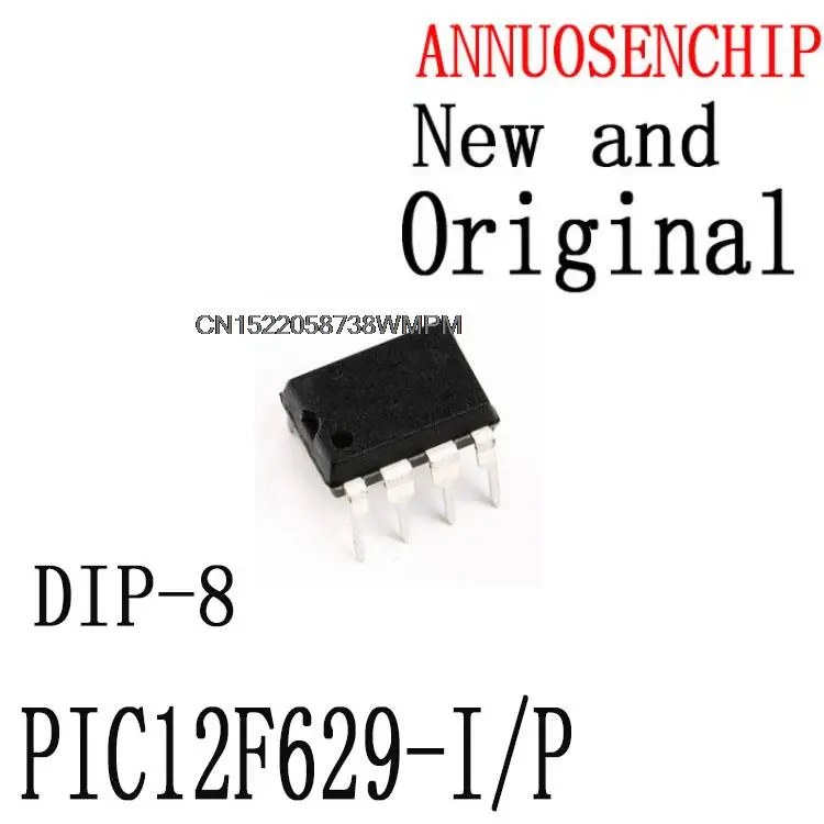 

10PCS PIC12F629 DIP-8 IC In stock! PIC12F629-I/P