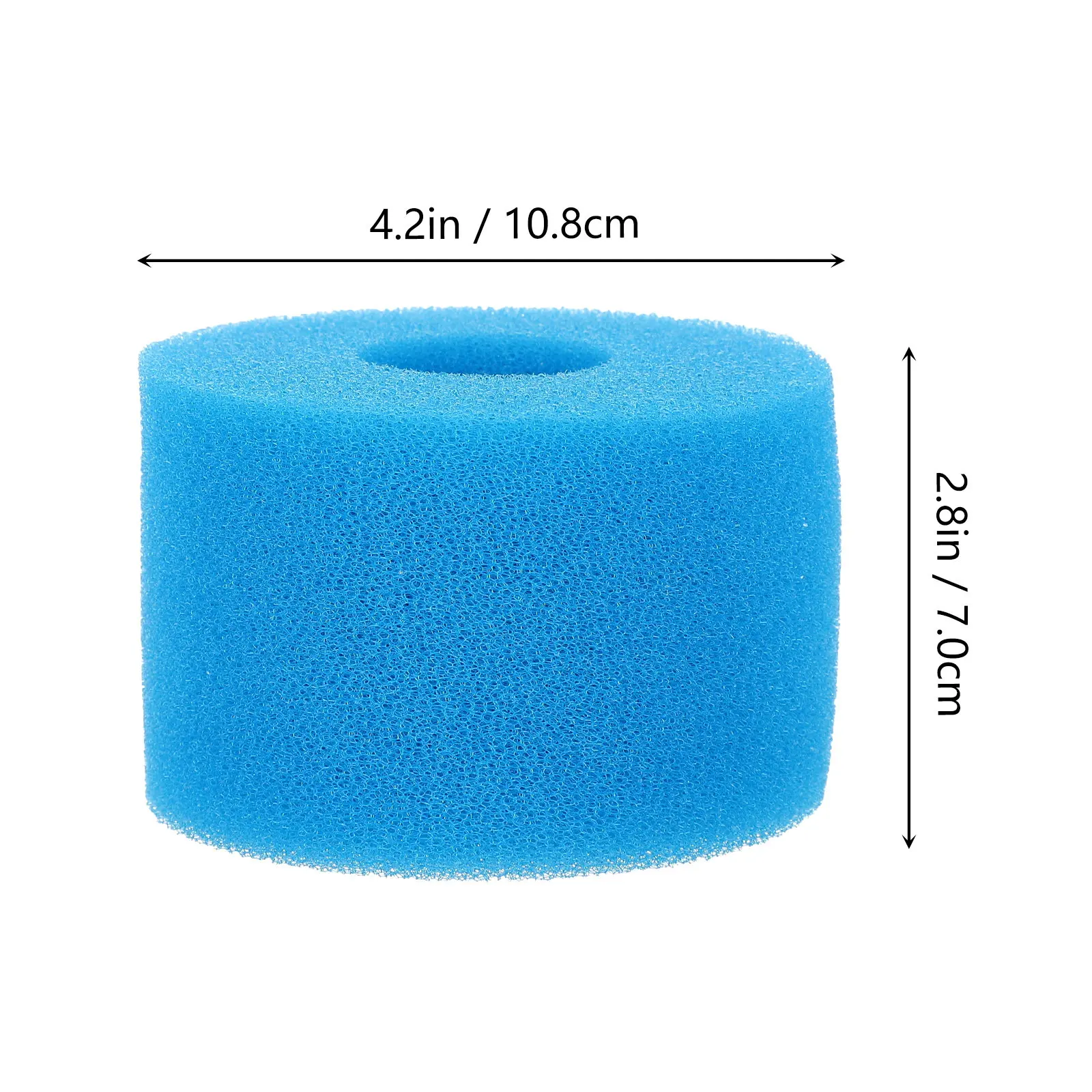 Indoor Pool Filter Sponge Breathable Replacement Filtering Sponge High-Density Flexible Strainer Tool for Swimming Pool Sink